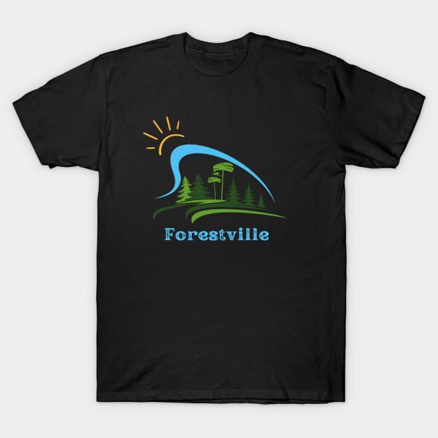 Forestville MI T-Shirt by TorrezvilleTees